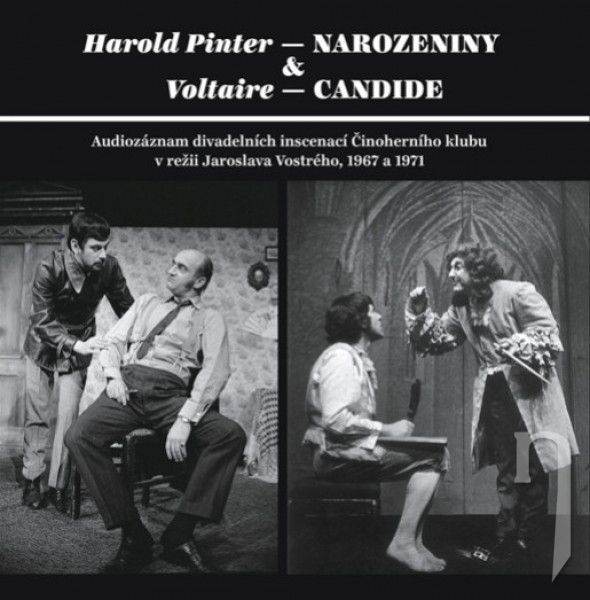 CD - Audiokniha: Činoherní klub : Pinter: Narozeniny / Voltaire: Candide (4CD)