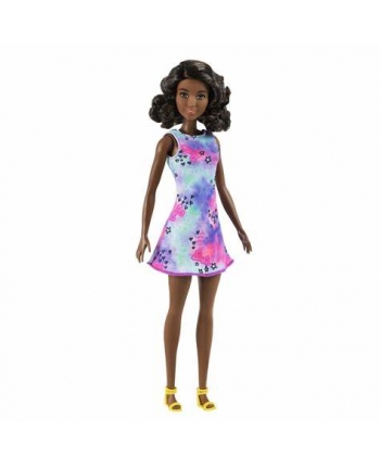 Hračka - Panenka Barbie - černoška v duhových šatech - 29 cm