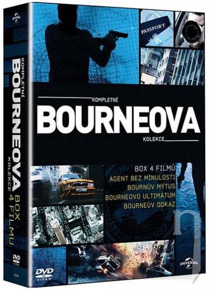 DVD Film - Bourneova kolekce (4 DVD)