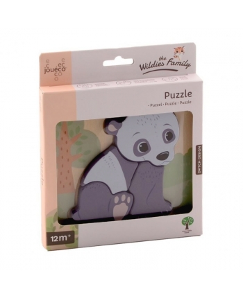 Hračka - Dřevěné puzzle - panda - Jouéco - 15 cm
