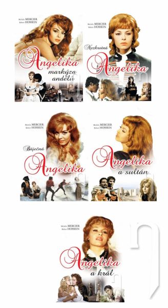 DVD Film - DVD sada: Angelika (5 DVD)