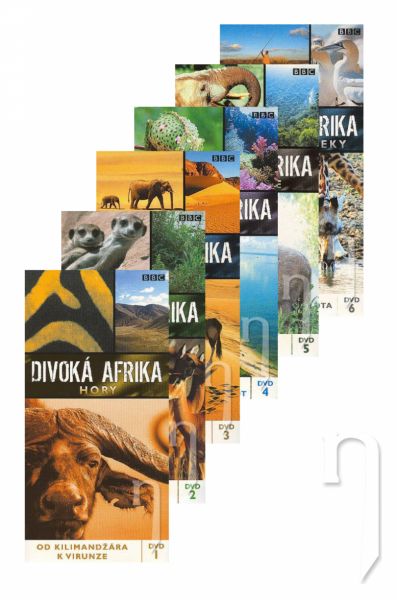 DVD Film - DVD sada: Divoká Afrika (6 DVD)