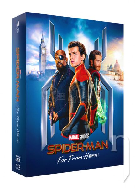 BLU-RAY Film - FAC #128 SPIDER-MAN: Daleko od domova FULLSLIP XL + LENTICULAR 3D MAGNET Edition #1 WEA Exclusive Steelbook™ Limitovaná sběratelská edice - číslovaná (Blu-ray 3D + 2 Blu-ray)