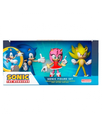 Hračka - Figurky - set 3 ks - Sonic the Hedgehog