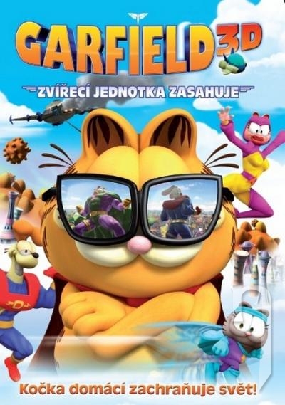 DVD Film - Garfield: Zvířecí jednotka zasahuje (3D)