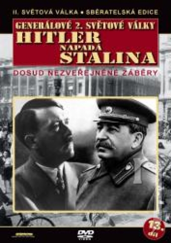 DVD Film - Generálové 2. světové války - Hitler napadá Stalina (pošetka)
