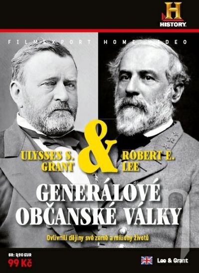 DVD Film - Generálové občanské války: Ulysses S. Grant & Robert E. Lee (digipack)