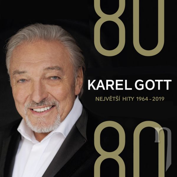 CD - KAREL GOTT - 80/80 NEJVĚTŠÍ HITY 1964-2019