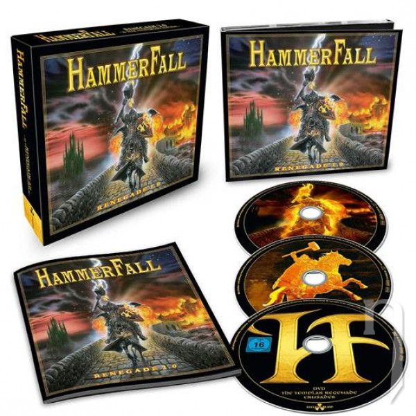 CD - Hammerfall : Renegade 2.0 - 20 Year Anniv - 2CD+DVD