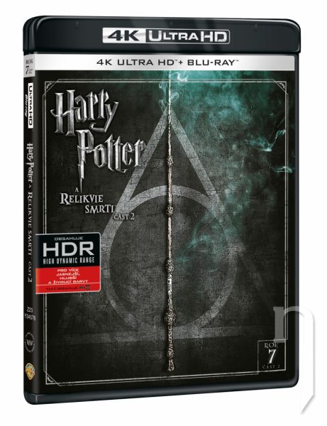 BLU-RAY Film - Harry Potter a Relikvie smrti - část 2. 2BD (UHD+BD)