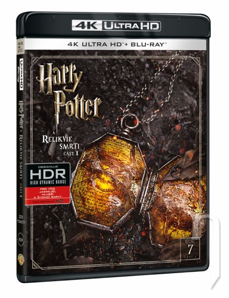 BLU-RAY Film - Harry Potter a Relikvie smrti - část 1. 2BD (UHD+BD)