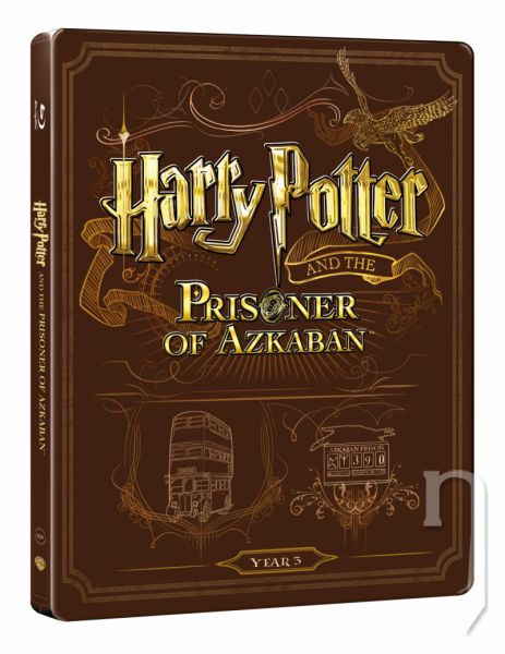 BLU-RAY Film - Harry Potter a vězeň z Azkabanu (BD+DVD bonus) - steelbook