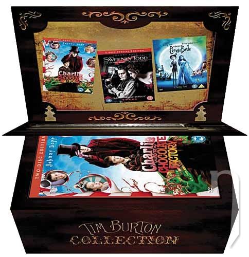 DVD Film - Hudební skříňka Tima Burton (3 DVD)