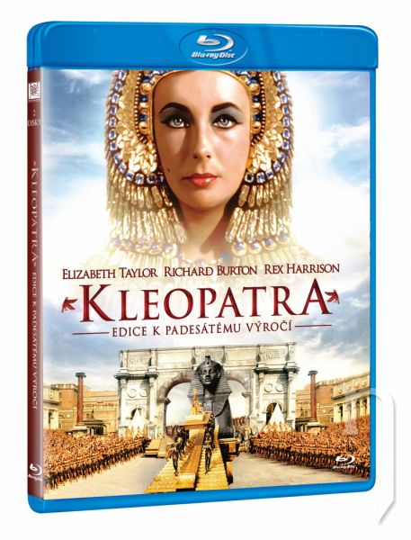 BLU-RAY Film - Kleopatra 2BD - Edice k 50. výročí