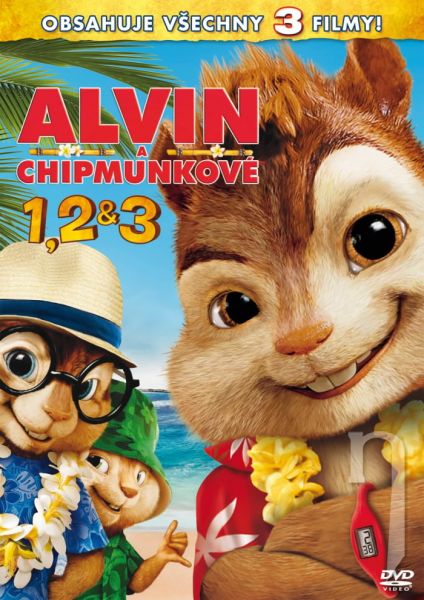 DVD Film - Kolekcia: Alvin a Chipmunkové 1.-3. (3 DVD)