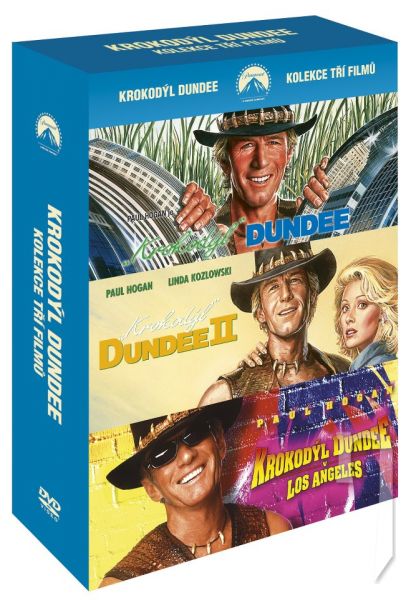 DVD Film - Kolekce: Krokodýl Dundee 1.-3. (3DVD)