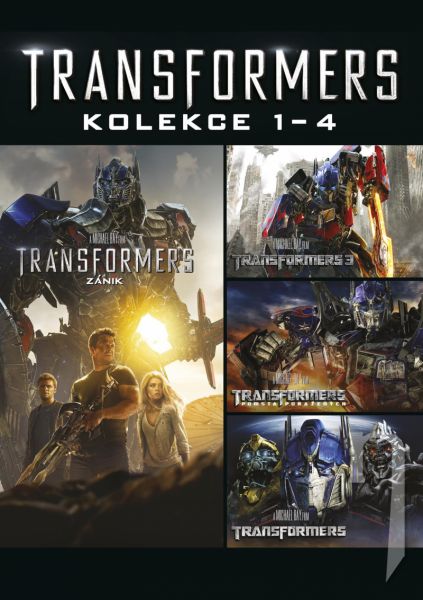 DVD Film - Kolekce: Transformers: 1 - 4 (4 DVD)