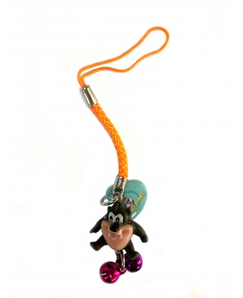 Hračka - Mini přívěsek s rolničkou Tazmánsky ďábel - Looney Tunes - 3,5 cm