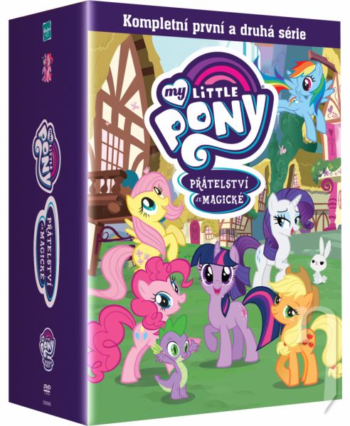 DVD Film - My Little Pony: Přátelství je magické S1-S2 (6 DVD)