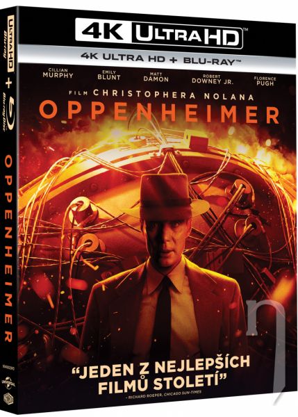 BLU-RAY Film - Oppenheimer 3BD (UHD+BD+bonus disk) - Sběratelská edice v rukávu