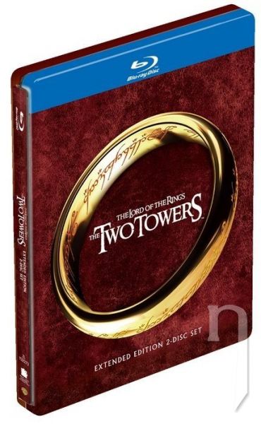 BLU-RAY Film - Pán prstenú: Dvě veže - Rozšířená edice! (2 BD Steelbook)