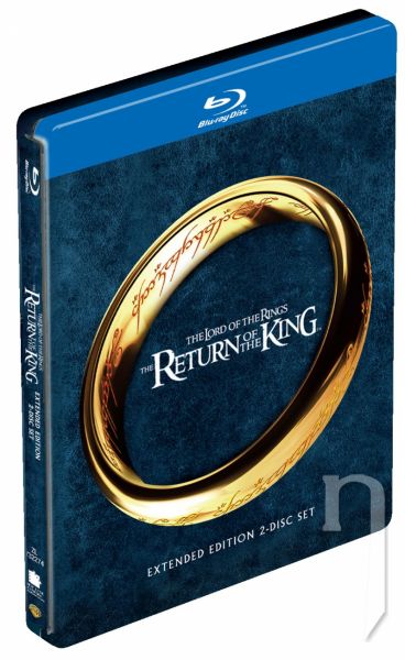 BLU-RAY Film - Pán prstenú: Návrat krále - Rozšířená edice! (2 BD - Steelbook)