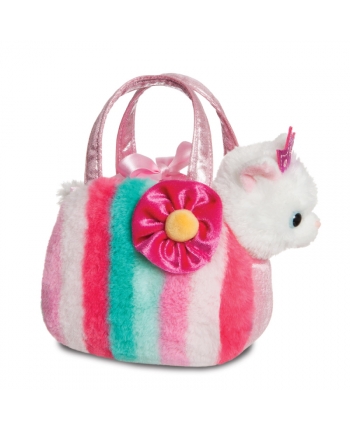 Hračka - Plyšová kabelka s kočičkou - Princess - Fancy Pals - 20,5 cm