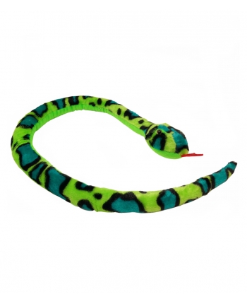 Hračka - Plyšový had zelený skvrnitý - 100 cm
