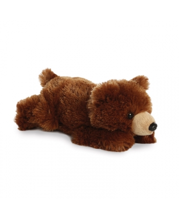 Hračka - Plyšový medveď hnědý - Flopsies Mini - 20,5 cm