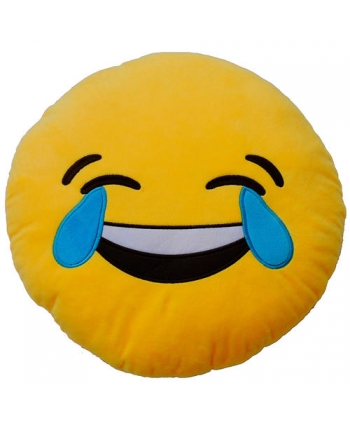 Hračka - Plyšový polštářek Emoticon Laughter (25 cm)