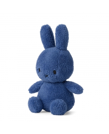 Hračka - Plyšový zajíček tmavě modrý froté - Miffy - 23 cm