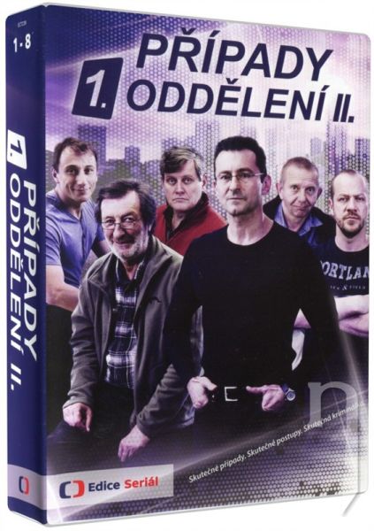 DVD Film - Případy 1. oddělení II. série (8 DVD)