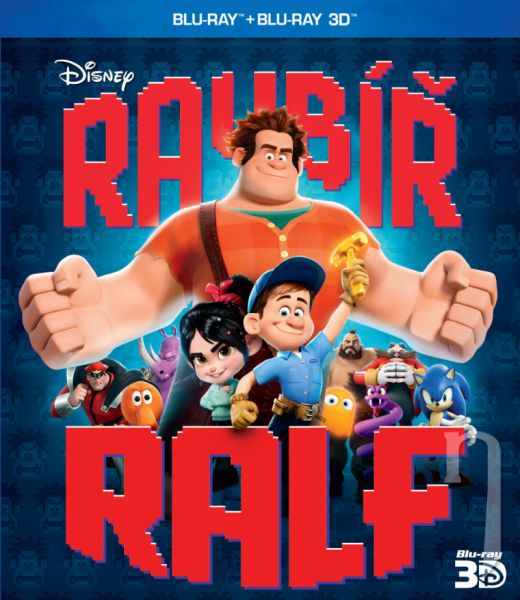 BLU-RAY Film - Raubíř Ralf 3D/2D
