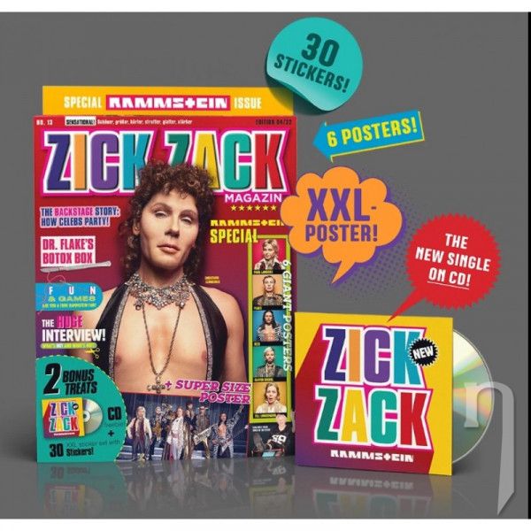 CD - Rammstein : Zick Zack / Single