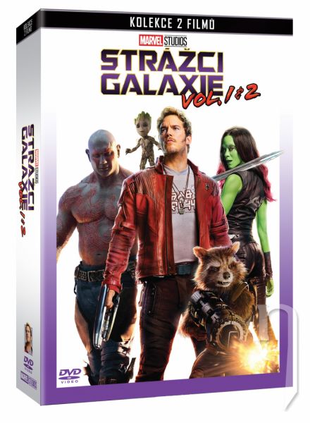 DVD Film - Strážci Galaxie + Strážci Galaxie Vol. 2 (2DVD)