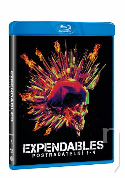 BLU-RAY Film - Expendables: Postradatelní kolekce 1-4. 4BD
