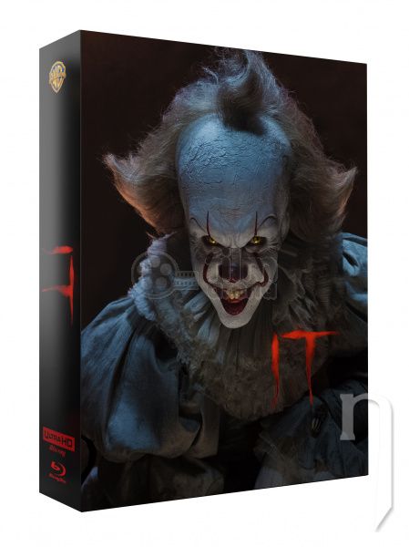 BLU-RAY Film - TO (Stephen Kings IT) (2017) Lenticular 3D FullSlip XL Steelbook™ Limitovaná sběratelská edice - číslovaná (4K Ultra HD + Blu-ray)