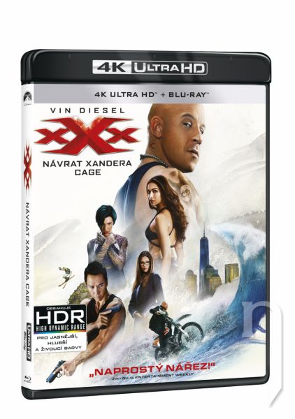 BLU-RAY Film - xXx: Návrat Xandera Cage (UHD + 2D) 
