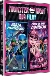 DVD Film - Monster High: Hrúzy páteční noci + Proč se Příšerky zamilovávají