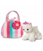 Plyšová kabelka s kočičkou - Princess - Fancy Pals - 20,5 cm
