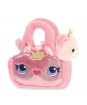 Plyšová kabelka s kočkou - Princess Kitty - Fancy Pals - 20,5 cm