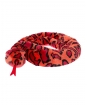Plyšový had červený skvrnitý - 300 cm