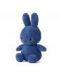 Plyšový zajíček tmavě modrý froté - Miffy - 23 cm
