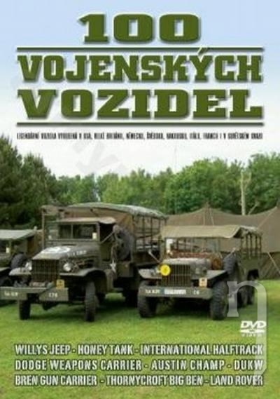 DVD Film - 100 vojenských vozidel (papierový obal) CO