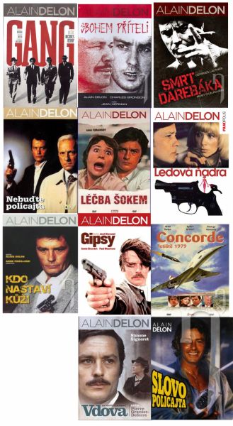 DVD Film - 11x Alain Delon (11 DVD sada)