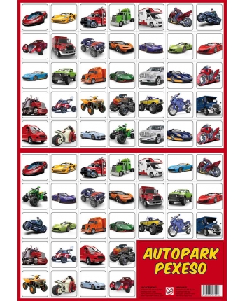 Hračka - Pexeso autopark