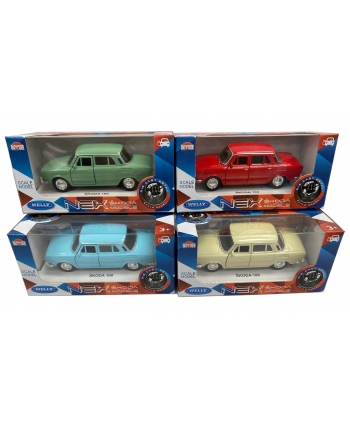 Hračka - Welly 1:34 Škoda 100, 24ks v dbx
