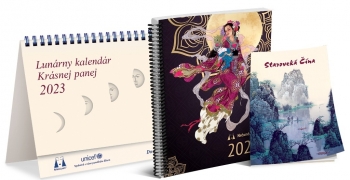 Kniha - Lunárny kalendár Krásnej panej 2023 - stolový