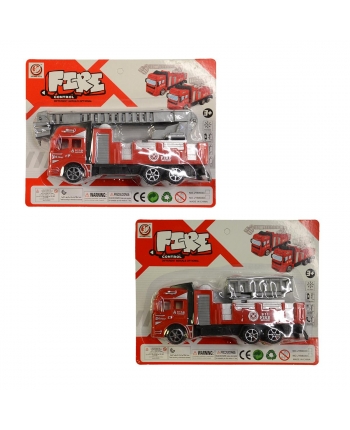 Hračka - Auto hasičské na zotrv. na karte 24cm