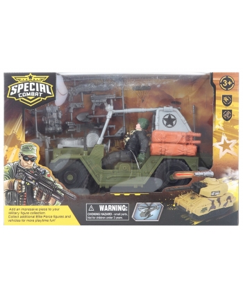 Hračka - Vojenský jeep sada 27,5 cm              